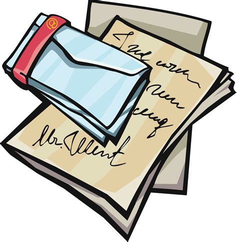 Envelope With Letter Clipart Free Clipart Images Clipartix