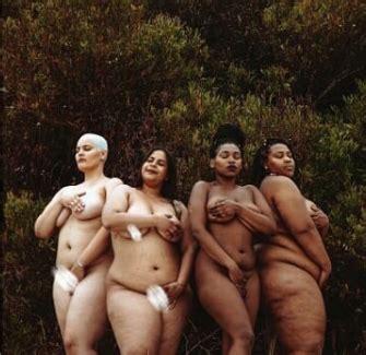 South African Plus Size Women Pose Completely Unclad In Trending