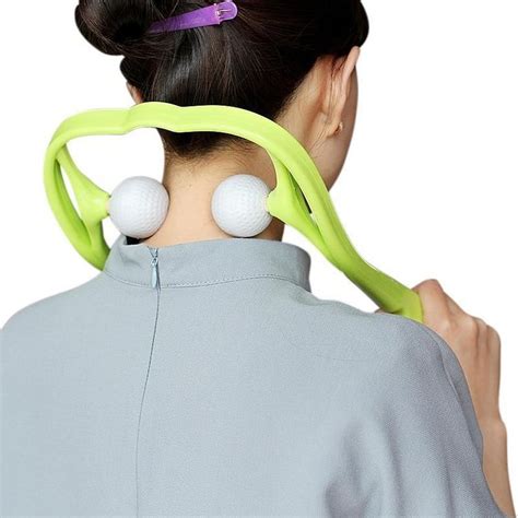 Dual Trigger Point Self Massager For Neck And Shoulders