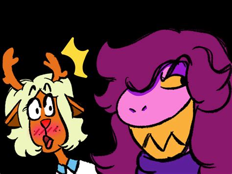 Deltarune Susie And Noelle By Thatnoobartist On Newgrounds