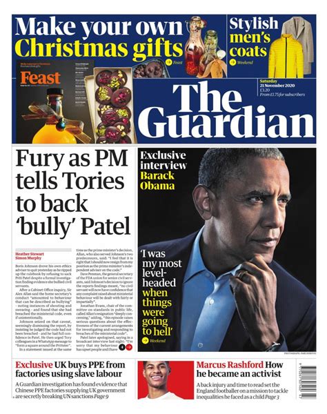 The Guardian November Newspaper Get Your Digital Subscription