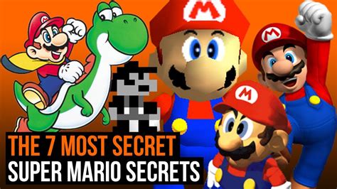 The 7 Most Secret Super Mario Secrets Youtube