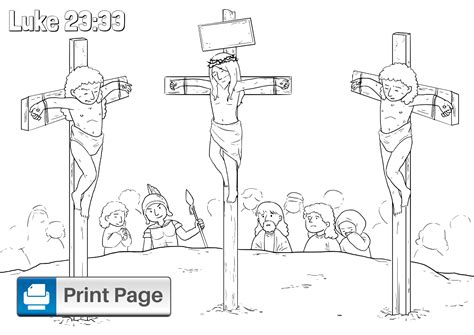 Jesus On Cross Coloring Pages Printable Coloring Pages