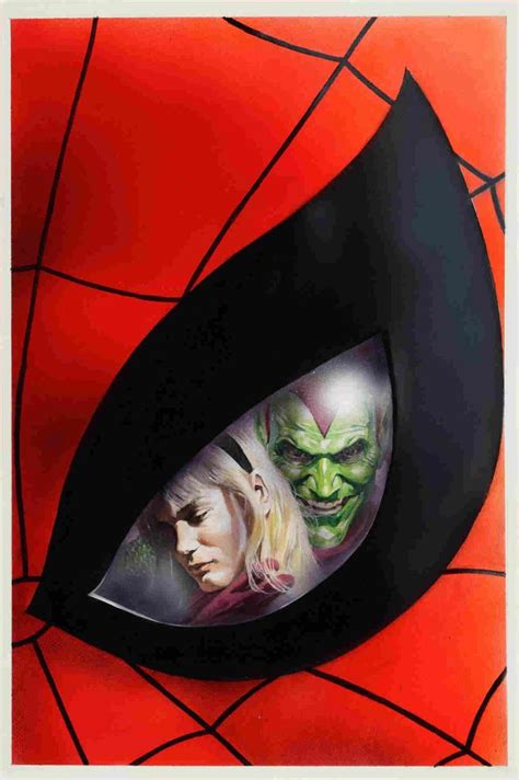 Marvel Comic Book Artwork Spider Man Green Goblin Gwen Stacy By