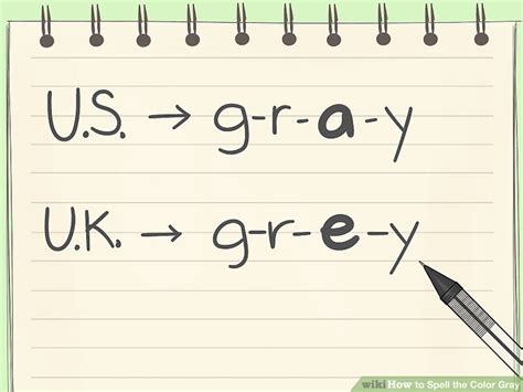 7 TUTORIAL SPELLING OF GRAY OR GREY WITH VIDEO - * Spelling