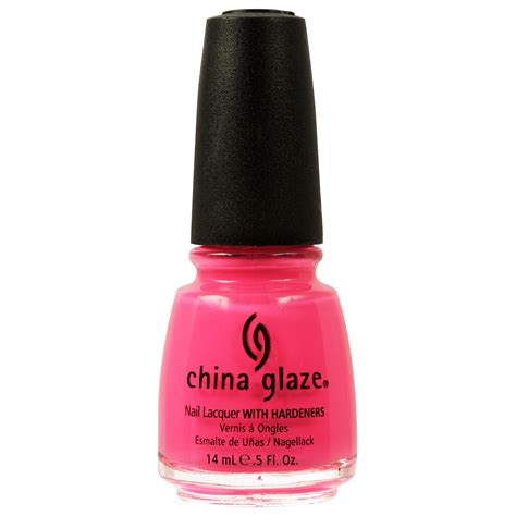 China Glaze Nail Polish Neon Shocking Pink 14ml