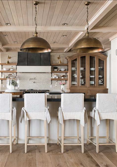 I like how she repeated the light wood tones in the pendants and a wood detail on the. Kitchen Storage Idea: The Built-in China Cabinet - Emily A. Clark
