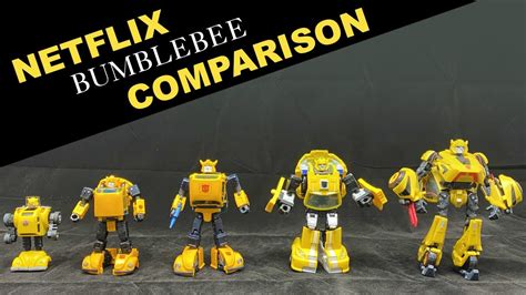 Transformers Netflix Bumblebee Comparison And Review Youtube