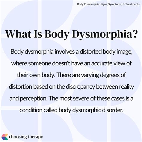 Body Dysmorphia Signs Symptoms And Treatments