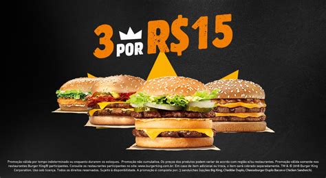Burger King oferece sanduíches por R durante a Black Friday ISTOÉ DINHEIRO