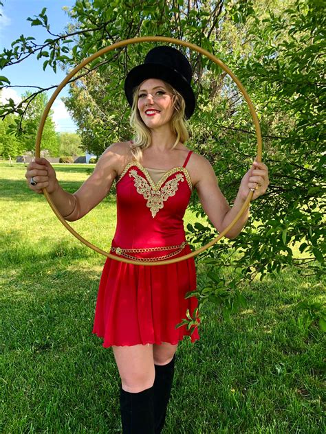 Vintage Circus Dance Costume Leotard Dance Dress With Sheer Skirt Size Sm