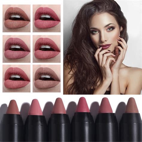 Langmanni 12 Colors Waterproof Nude Lipstick Long Lasting Matte