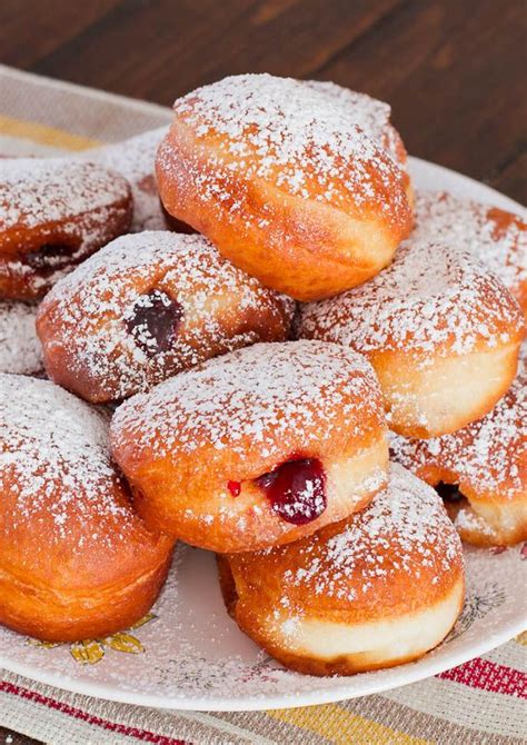 Raspberry Filled Donuts Recipe