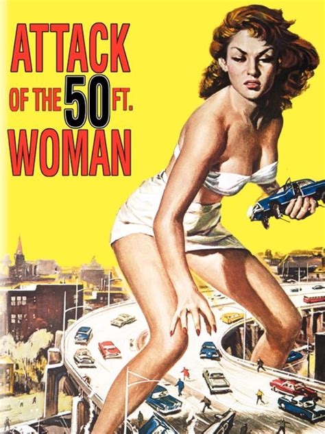 Attack Of The 50ft Woman Iconic Sexy Film Posters Heart