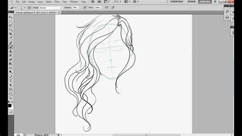 How I Draw Wavy Hair Youtube