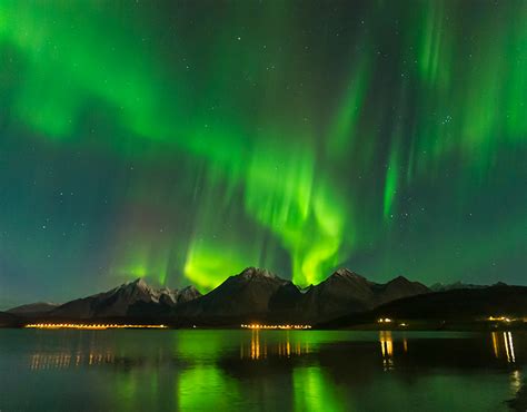Northern Lights Time Lapse Lyngen Alps On Behance