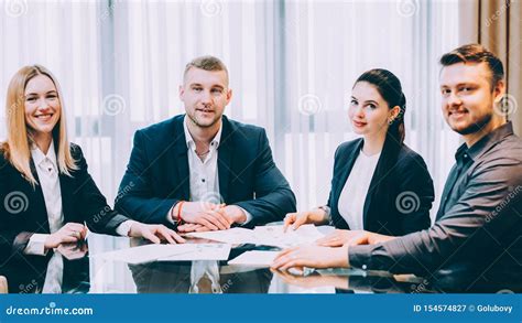 Corporate Lifestyle Confident Professional Team Stock Image Image Of