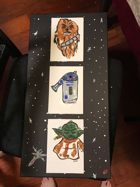 Star Wars Handprints Crafts Star Wars Stars