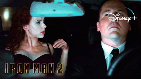 Iron Man 2 “watch The Road” Happy And Natasha Car Scene Disney