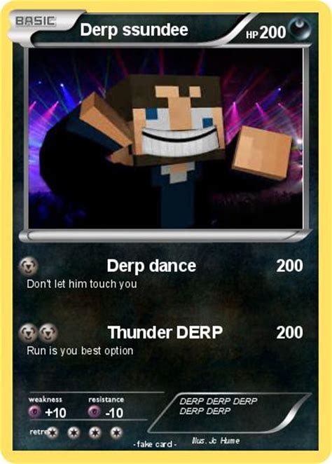 Pokémon Derp Ssundee 63 63 Derp Dance My Pokemon Card