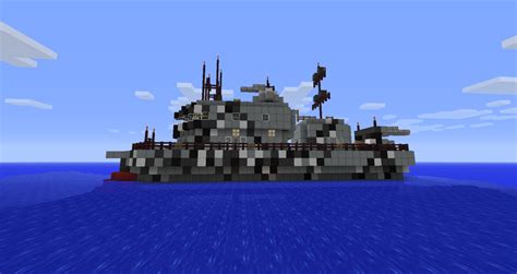 Navy Battleship Destroyer Camo Edition Minecraft Project