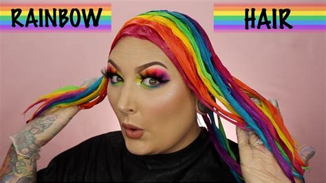Dyeing My Hair Rainbow Youtube