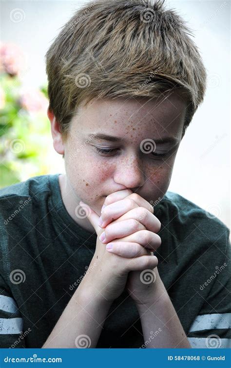 Praying Boy Stock Photo Image Of Belief Male Religion 58478068