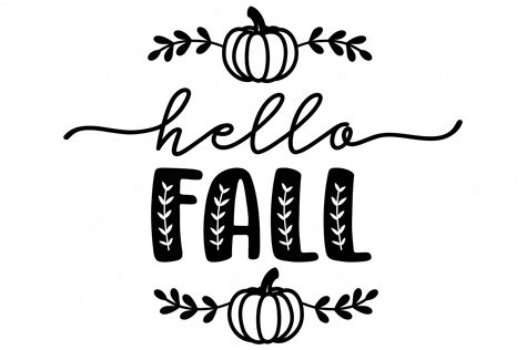 Hello Fall Svg Pumpkin Svg Autumn Svg Farmhouse Decor 907451