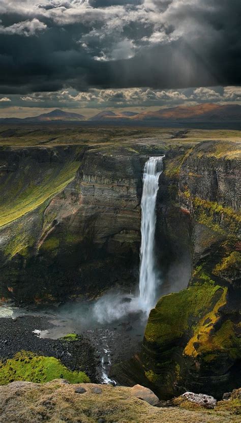 The Haifoss Waterfall In Iceland Totaly Outdoors