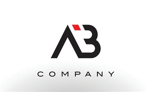 Ab Logo Vector De Diseño De Letra 4892267 Vector En Vecteezy