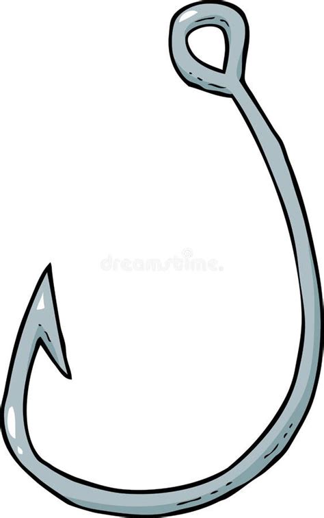 Cartoon Fishing Hook Stock Vector Illustration Of Shape 66462898