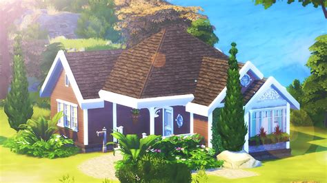 The Sims 4 Speed Build Starter Home Bare Necessities Youtube