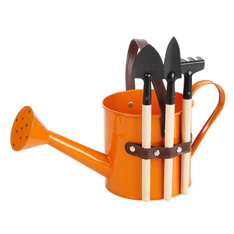 mini indoor outdoor metal watering can bucket 3 gardening flower pot tools set ebay