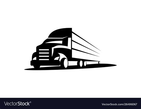 truck logo cargo logo delivery cargo trucks log vector image