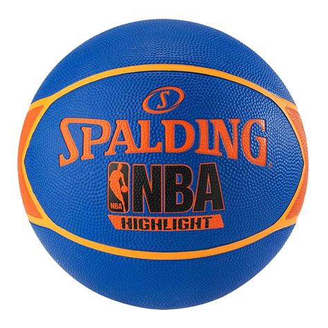 Buy Spalding Highlight Basketball (Blue/Orange,Size 7 ...