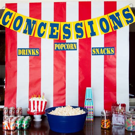 Movie Theatre Themed Birthday Party Houseful Of Handmade