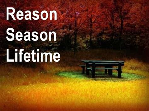 Season Reason Season Lifetime