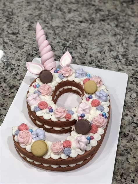 Perfect Cake For A Sweet 9 Year Old Girl Lettercakegeburtstag Perfect