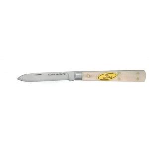 Couteau d'office bec d'oiseau couteau à désosser 1 couteau à pain 1. couteau de poche pradel import modèle inox manche os lame 8.5 cm