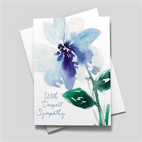 Daisy Sympathy Sympathy Cards Handmade Watercolor Sympathy Cards