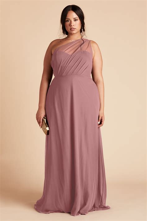 We Give This One 1010this Plus Size Dark Mauve Bridesmaid Dress Is