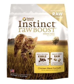 Will hardly touch anything else. Instinct Raw Boost is grain-free, gluten-free chicken ...