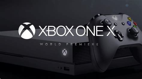 E Xbox One X La Console K De Microsoft Est Annonc E Pour