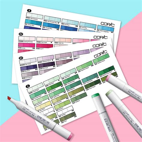 Make Swatches With Color Swatch Cards Copic Official Website