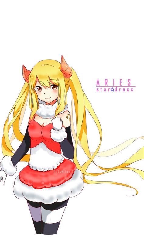 Aries Star Dress Speedpaint By Shiise Lucy Heartfilia Fairy Tail