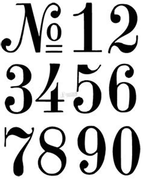 Free 8 Inch 26 Number Stencil Freenumberstencils Free Printable