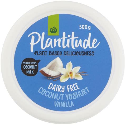 Woolworths Plantitude Dairy Free Coconut Yoghurt Vanilla G Woolworths