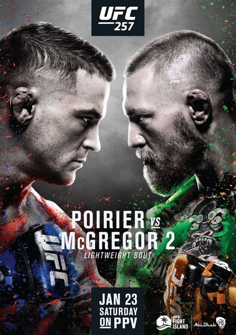 The home of ultimate fighting championship. UFC 257 Dustin Poirier vs. Conor McGregor 2 Fight MMA 2021 ...