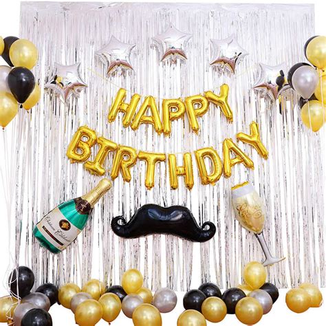 Be it your child's first birthday party or your husband's first birthday celebration after you two got married, the decoration is an important aspect. Birthday Decorations For Him Boyfriend Birthday Party ...