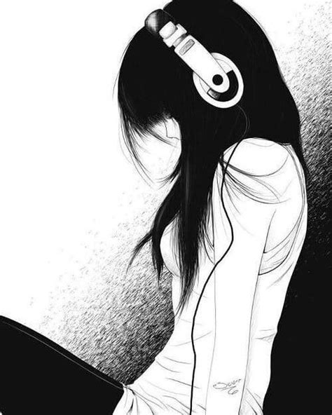 Pin By Sheccid On Moda Emo In 2019 Girl With Headphones